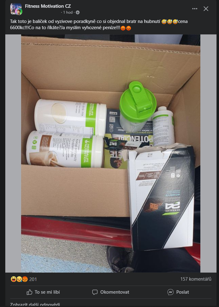 doplňky výživy Herbalife